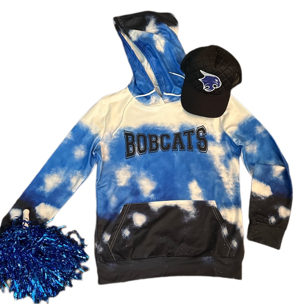 NEW! Tie Dye Bobcat Hoodie